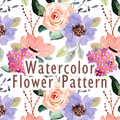 Watercolor Flower Pattern