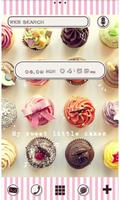 Cute Theme-Sweet Cupcakes- पोस्टर