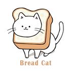 Cute Wallpaper Bread Cat Theme icône