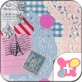 Cute Theme-Parisian Blue- APK