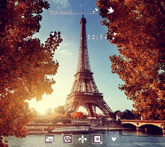 Android 用の エッフェル塔壁紙アイコン Paris In Autumn 無料 Apk をダウンロード