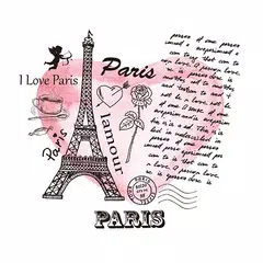 Paris Love テーマ アプリダウンロード