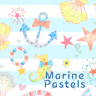 Marine Pastels Zeichen