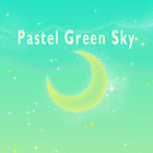 Pastel Green Sky Theme آئیکن