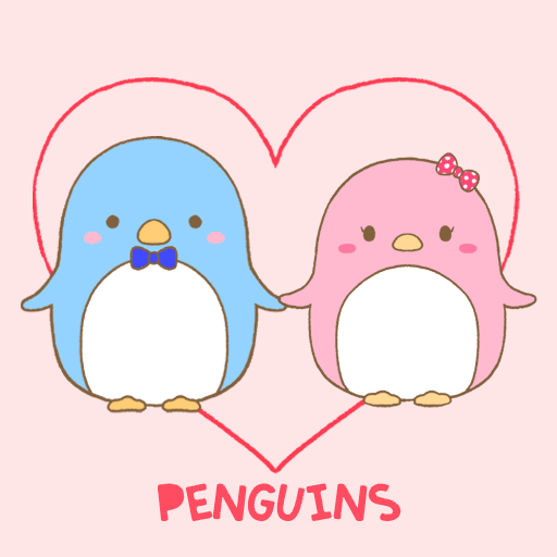 可愛主題 情侶企鵝
