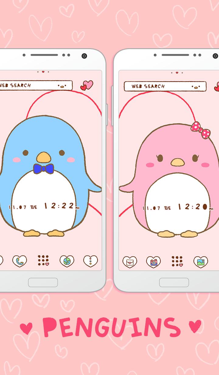 Android 用の ペア壁紙 アイコン ペンギンのカップル 無料 Apk をダウンロード