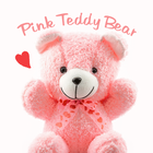 Cute wallpaper-Pink Teddy Bear-icoon