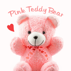 Cute wallpaper-Pink Teddy Bear ikon