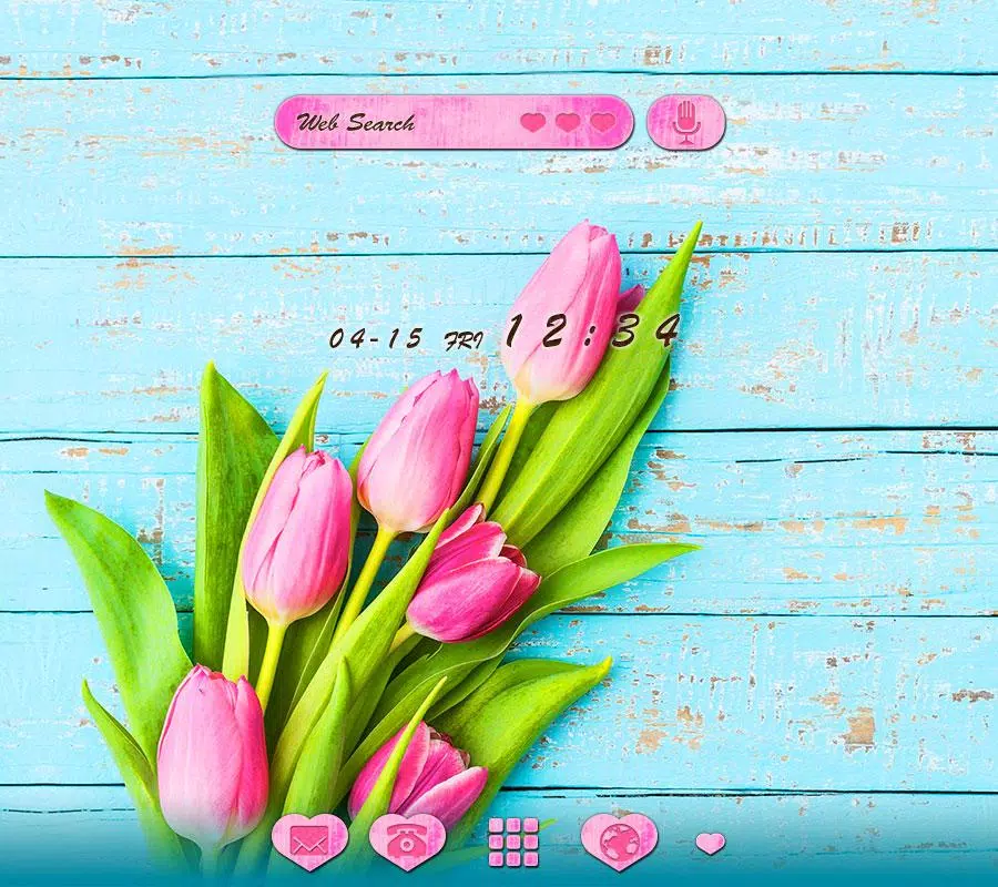 Android 用の 花壁紙 ピンク チューリップ Apk をダウンロード