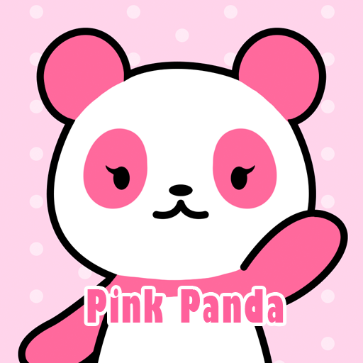 可愛い 壁紙アイコン ピンクのパンダ
