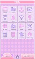 برنامه‌نما Poppin pink 'n' purple Theme عکس از صفحه