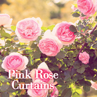 ikon Pink Rose Curtains