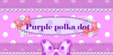 Purple polka dot Wallpaper