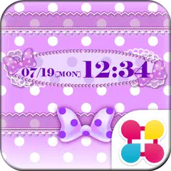 download Purple polka dot Wallpaper APK