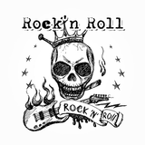 APK Skull Wallpaper Rock 'n Roll
