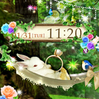 Cute Theme Rabbit's Nap أيقونة