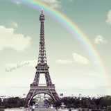 彩虹艾菲爾鐵塔 ＋HOME的主題 圖標