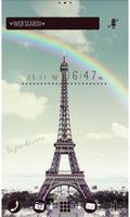 Rainbow Eiffel poster
