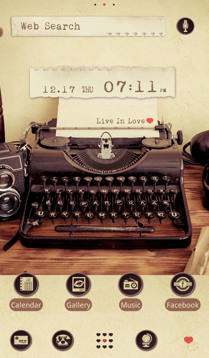 Android 用の レトロ壁紙 Retro Typewriter Apk をダウンロード