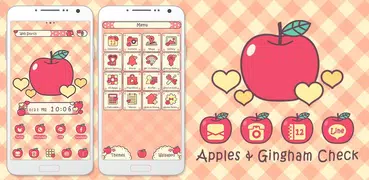 Apples & Gingham Check Theme