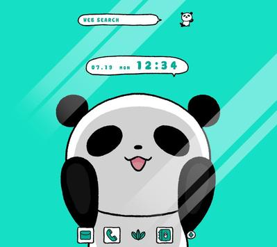 Android 用の 閉じ込められたかわいいパンダ Homeテーマ Apk をダウンロード