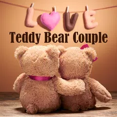 Скачать Teddy Bear Couple Тема+HOME XAPK