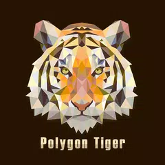 download Polygon Tiger Theme +HOME APK