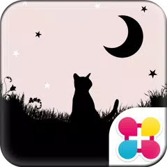 Cute Wallpaper Moonlight Cat APK download