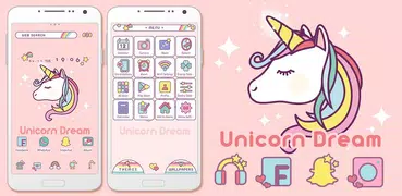 Unicorn Dream Тема+HOME