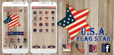 U.S.A. Flag Star Theme