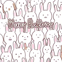 Many Rabbits Thema +HOME APK Herunterladen