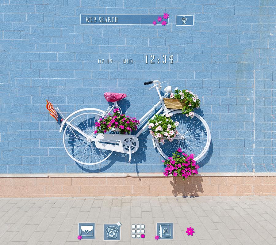 Android 用の オシャレな壁紙アイコン Vintage Floral Bike 無料 Apk をダウンロード