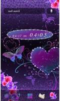 Violet Hearts Theme +HOME الملصق
