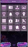 Violet Hearts Tema +HOME syot layar 2