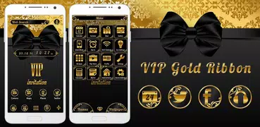 Stylish Theme-VIP Gold Ribbon-