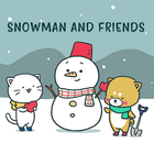 Snowman and Friends-icoon