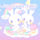 Cute Dreamy Rabbit أيقونة