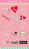 Stamp Pack: Message syot layar 1