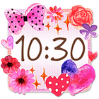 Cute Clock Widget 2 أيقونة