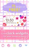 Cute Clock Widget 2 โปสเตอร์