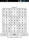 Sudoku Solver Multi Solutions capture d'écran 3