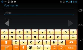 OrangeSharbet keyboard image screenshot 1