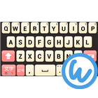 Peach keyboard image أيقونة