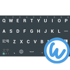 Dark keyboard image-icoon