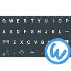 Dark keyboard image ikona