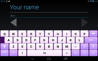 Lavender keyboard image скриншот 2
