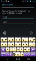 Violet keyboard image الملصق