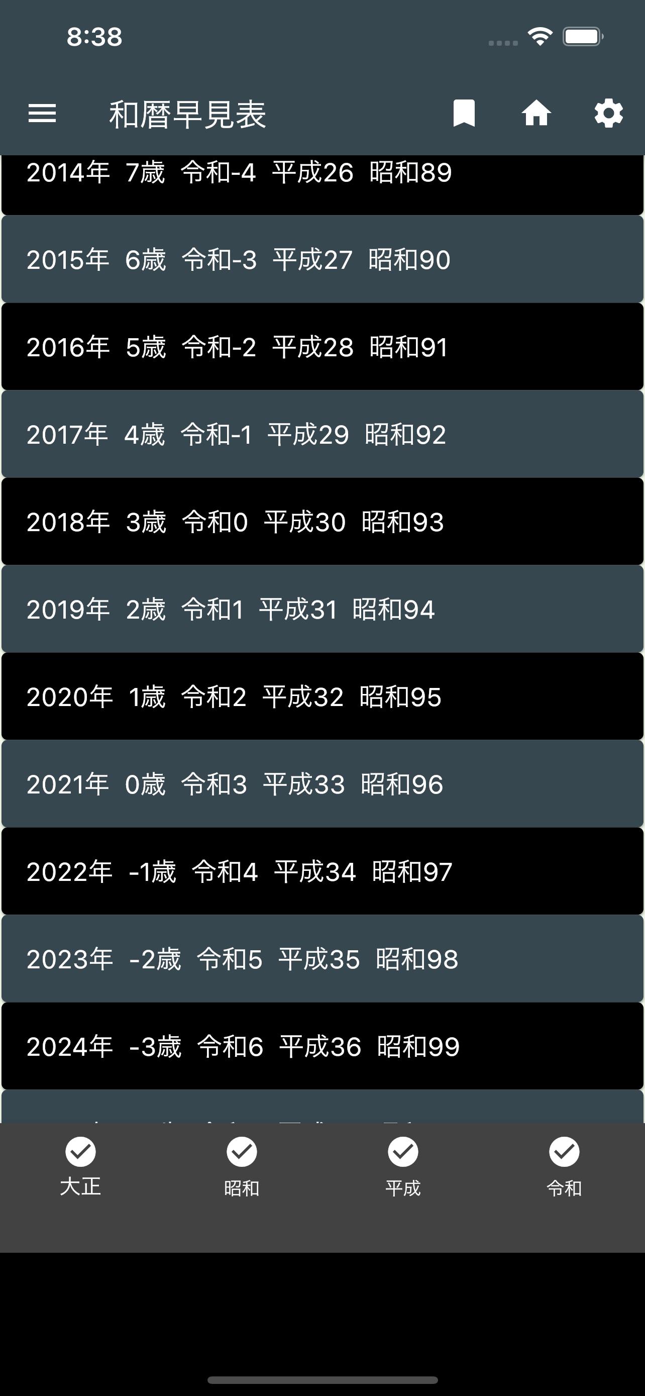 令 和 1 年 西暦