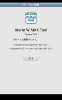 Aterm WiMAX Tool capture d'écran 2