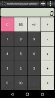 برنامه‌نما MultiScreenCalculator byNSDev عکس از صفحه